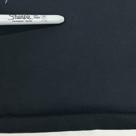 Armani Exchange T Shirt Milano New York Lines Black Short Sleeve XL X-Large - Picture 4 of 9